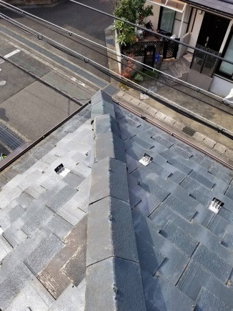 棟瓦のずれ